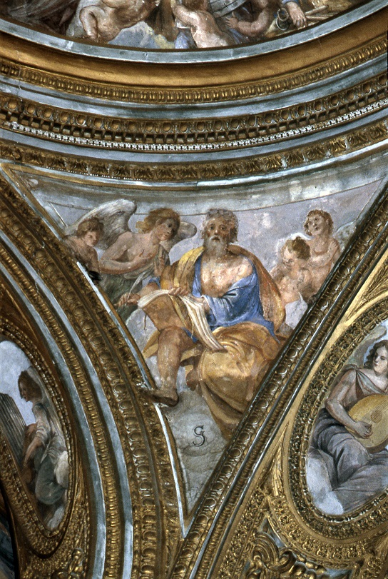 San Matteo, Pennacchio della Cupola, sec. XVII